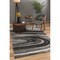 Homeroots 5 x 8 ft. Dark Gray Abstract Illusional Area Rug 394986 - alternate 7